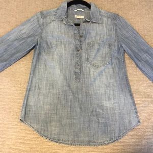 Jean material shirt